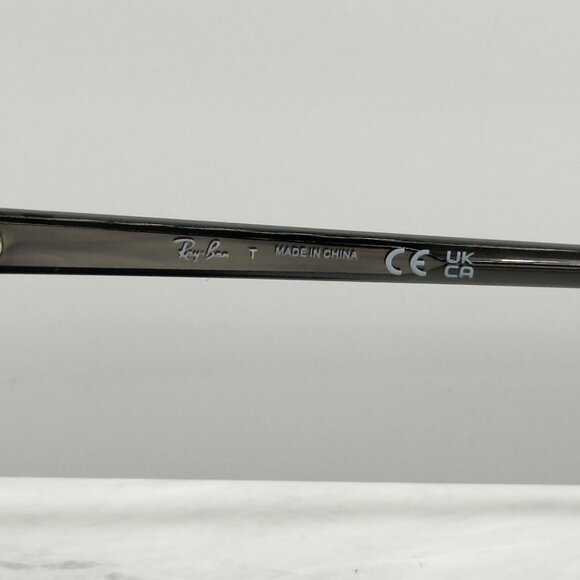 Ray-Ban RB5418 8254 Polished Striped Gray & Blue Square Eyeglasses Frames 56-19 - Picture 5 of 10